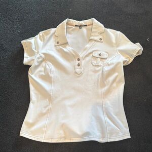 Stylish Cream Women's Top